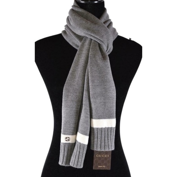 NWT Authentic Gucci Wool Knit Long Scarf​ - Picture 6 of 6